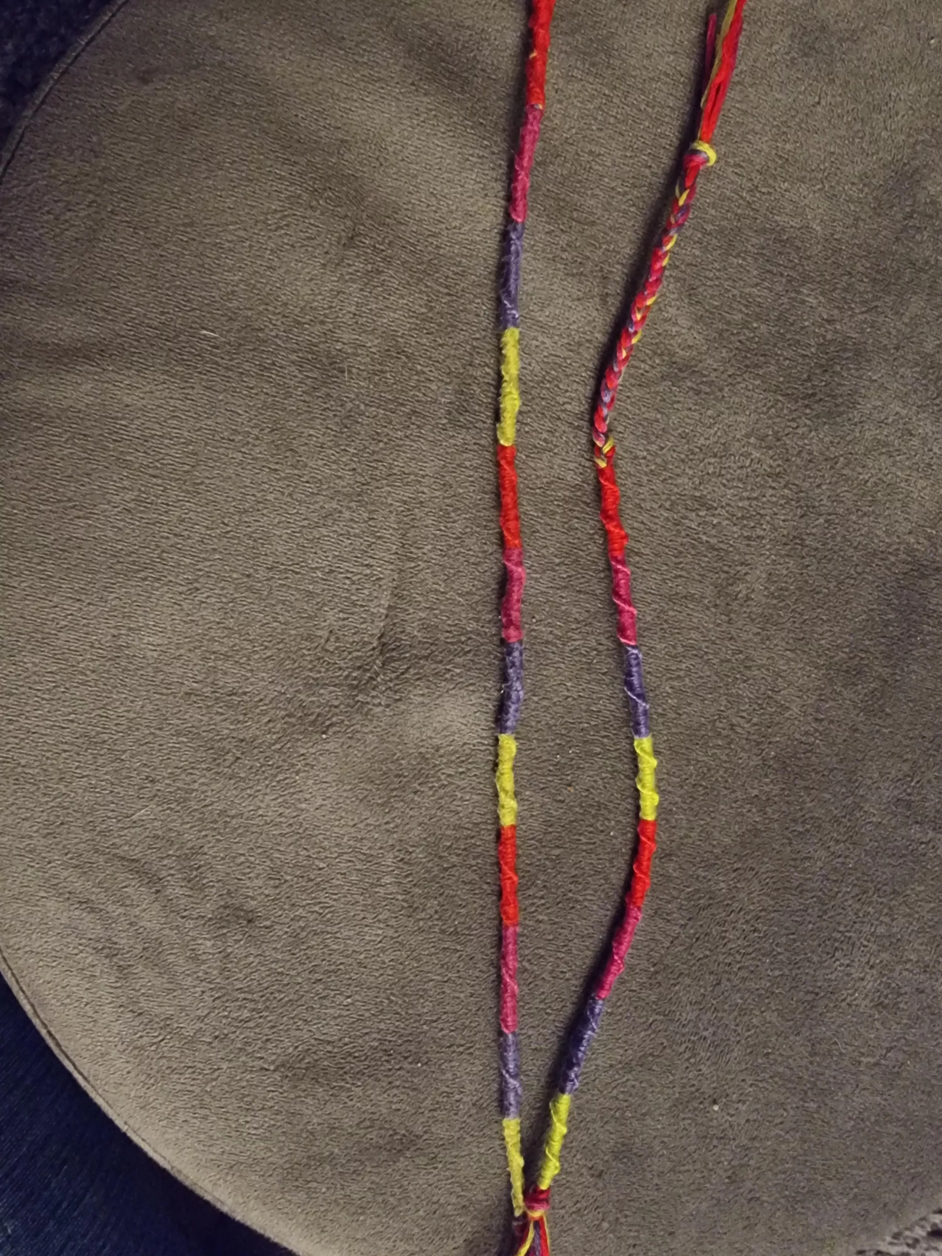 Made me and Daddy matching bracelets 😁 can't wait to send it to him along with some of my artwork 🥰