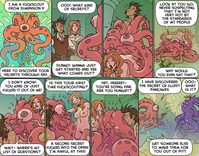 (male)(female)(other) Slime Portal, a surprisingly sweet Oglaf comic.