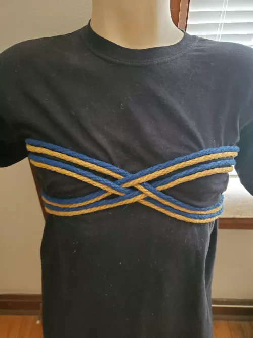 Man, I wish I had more than 15 feet of this blue hemp...