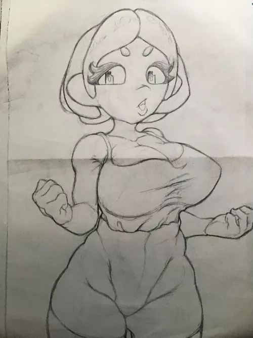 Margaret on the paper (Peteg Skinny)