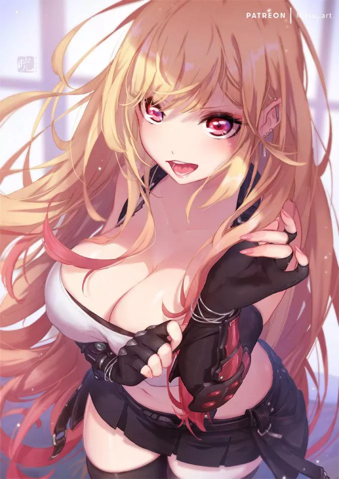 Marin cosplaying Tifa (Mistu Art) [My Dress-up Darling]