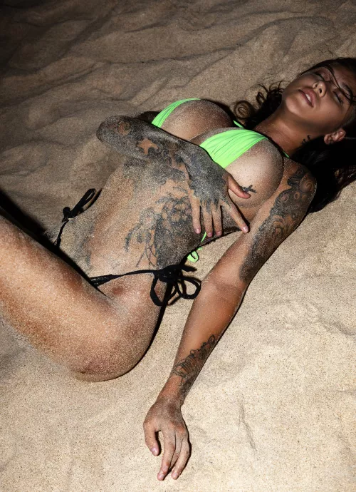 Maybe beach is good place for us?