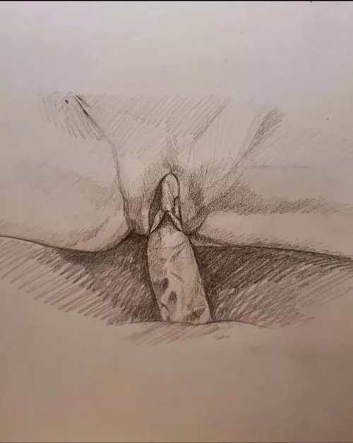 Me and my husband drawn by - c.sexpressionof_interest. Check out my IG for mor