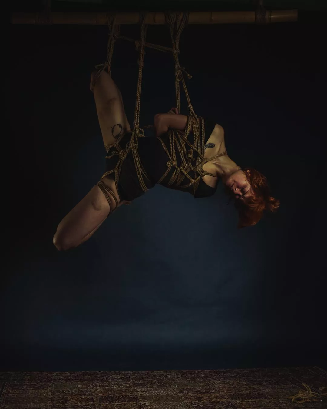 me [NB] tied by my partner Cnr.Aphilia 😌