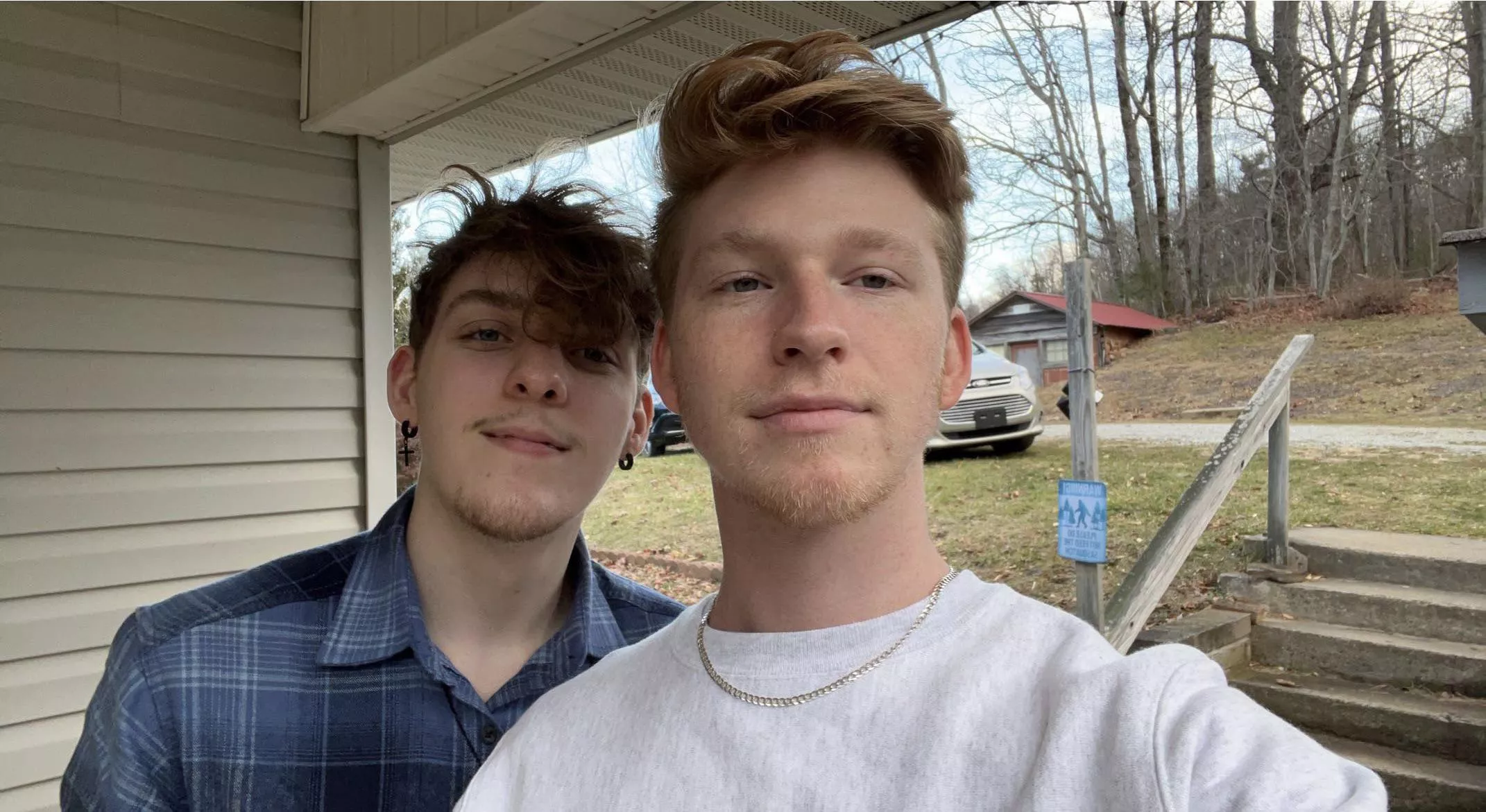 Me (right) and my bf (left) 🏳️‍🌈💛