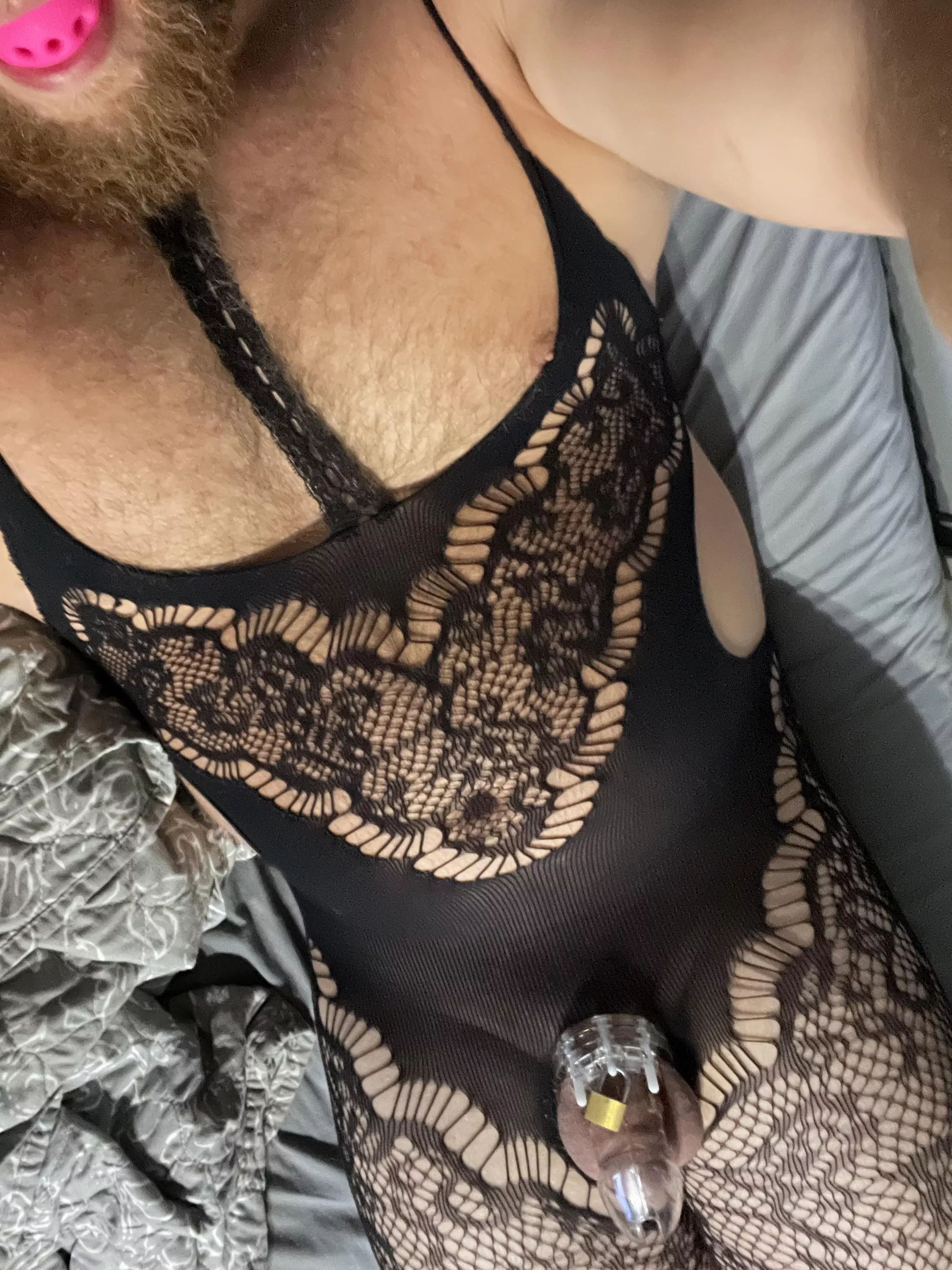Mistress told me to put my cage on and get dressed. She then locked a gag in my mouth and told me to stretch my ass. And wait for her next task. Mistress told me to put my cage on and get dressed. She then locked a gag in my mouth and told me to stretch my ass. And wait for her next task.