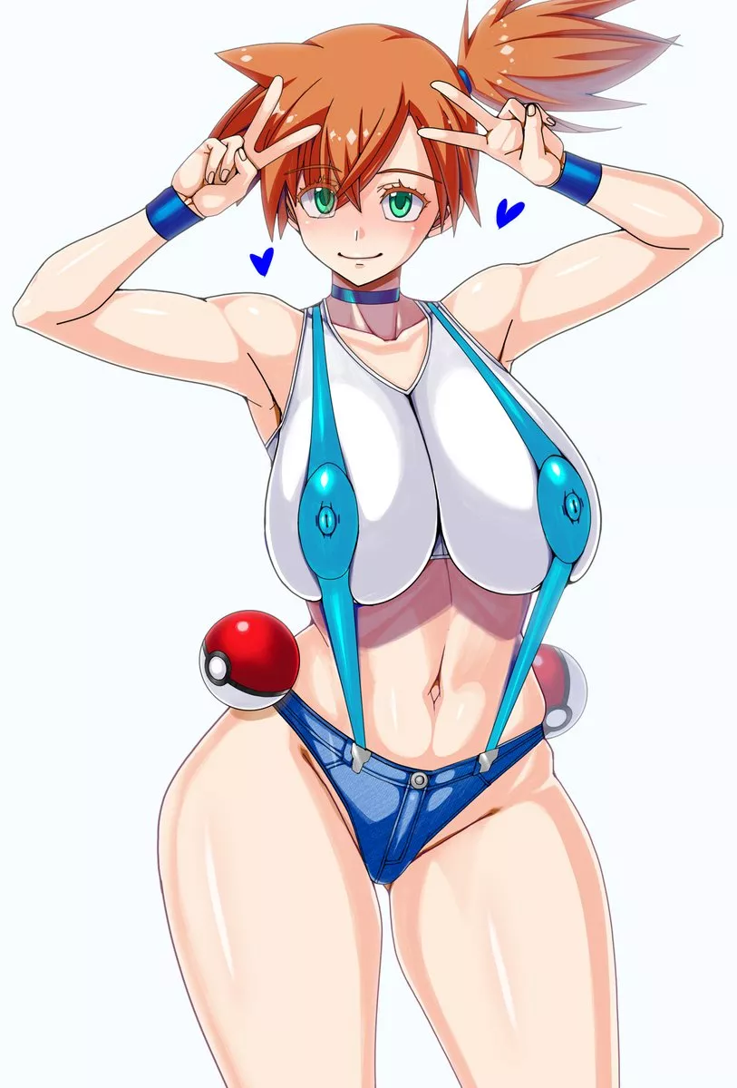 Misty Small Shirt, Short Shorts, And Tight Suspenders (Kinokoallstars ) [Pokemon]
