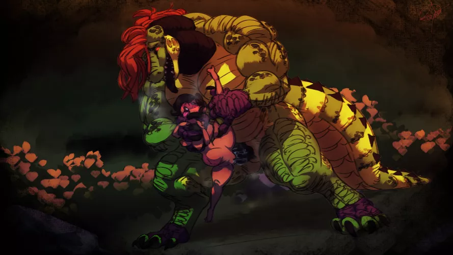 Monty Gator Enjoys a Guard 1 (AtoKitsune) (FNAF)