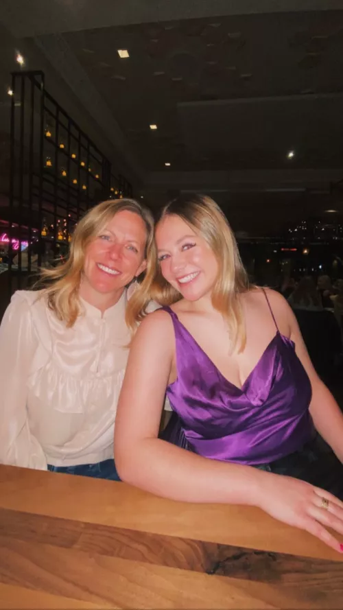 Mother and Daughter smiling again