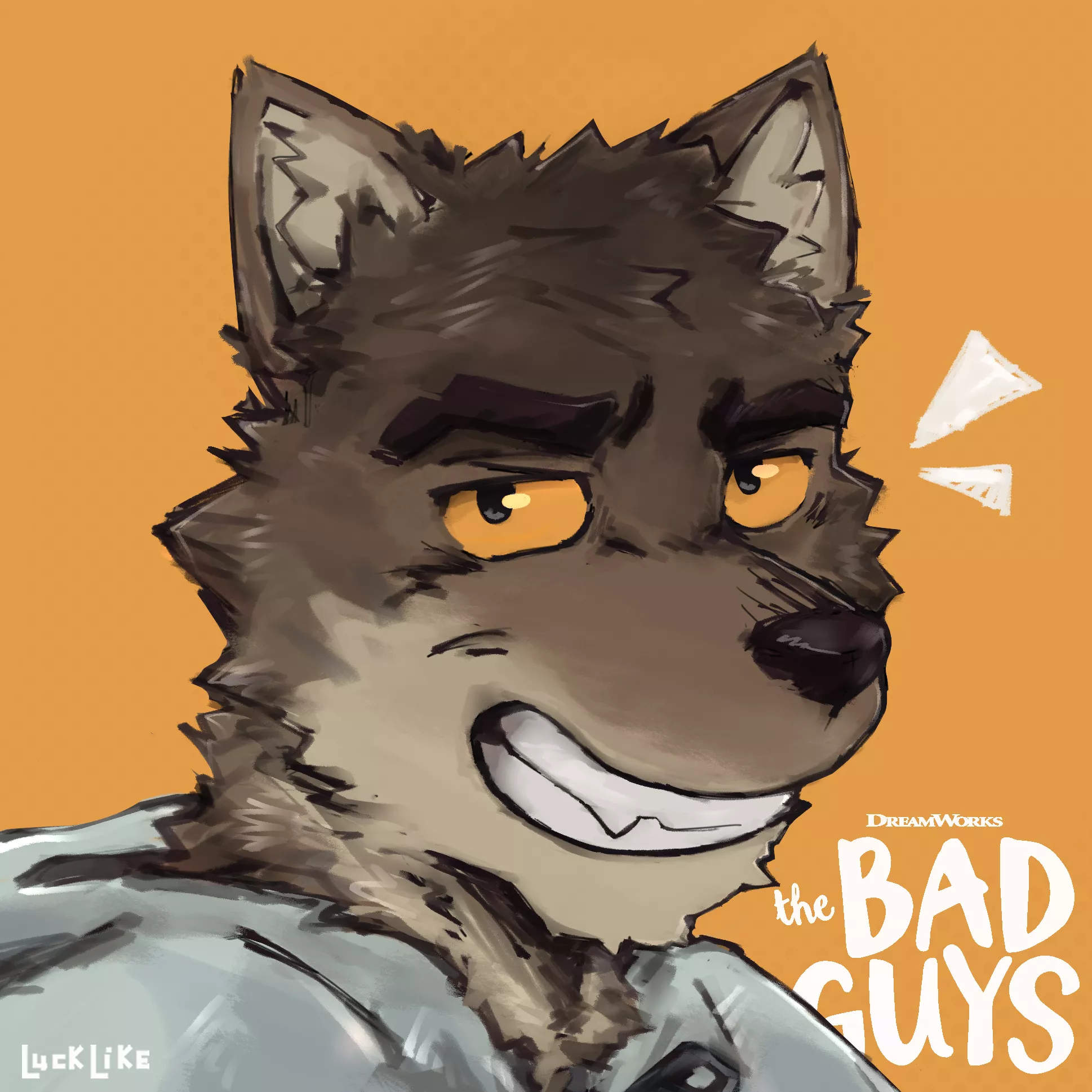 Mr 🐺 | Drawing by me | @Luck_Like_ on twitter!