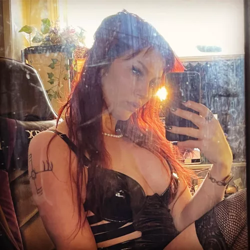 My bangs aren’t the only things on me that are red…