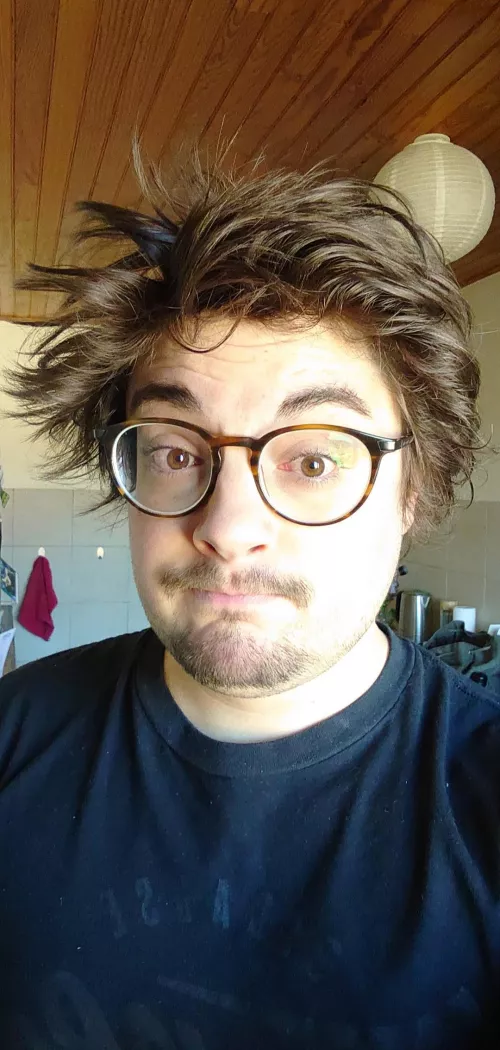 My bed head is on point today š