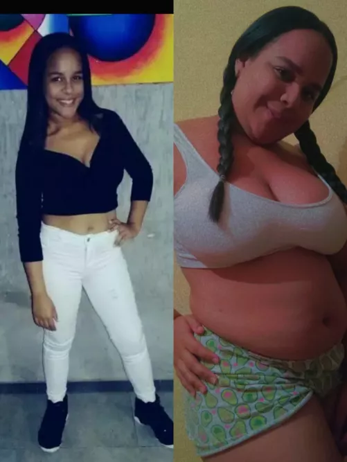 my before and after is amazing i love my body the way it is now thanks to all the feeders 🙏🏼🤩😍