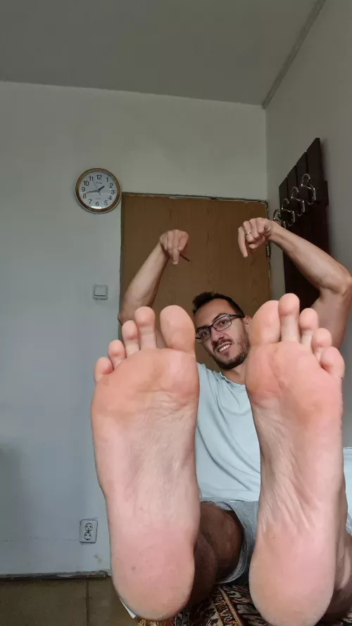 my BIG FEET