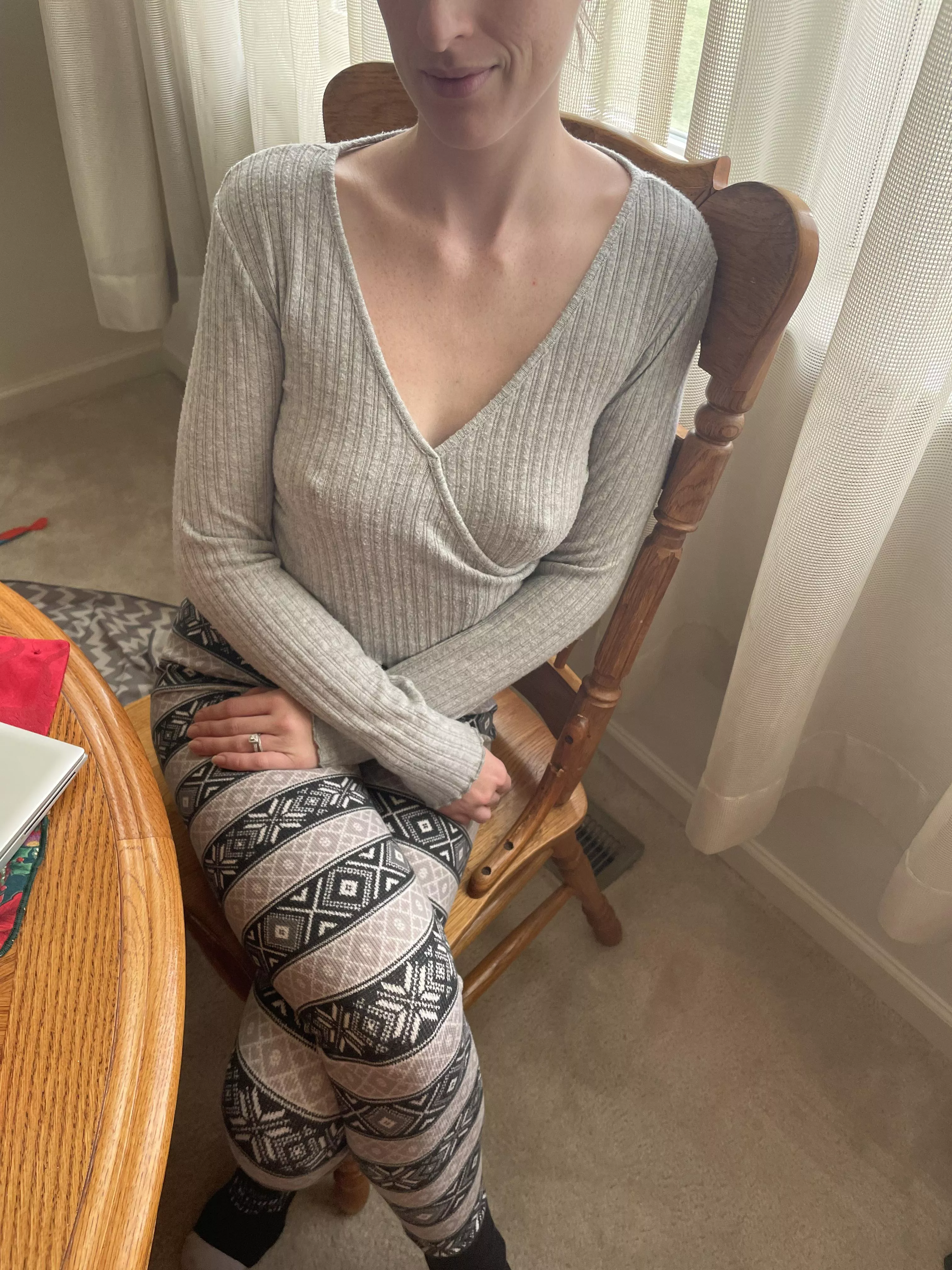 My boss kept staring during our skype call