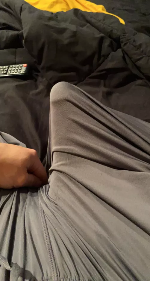 My cock is going to rip a hole thru my shorts at this point