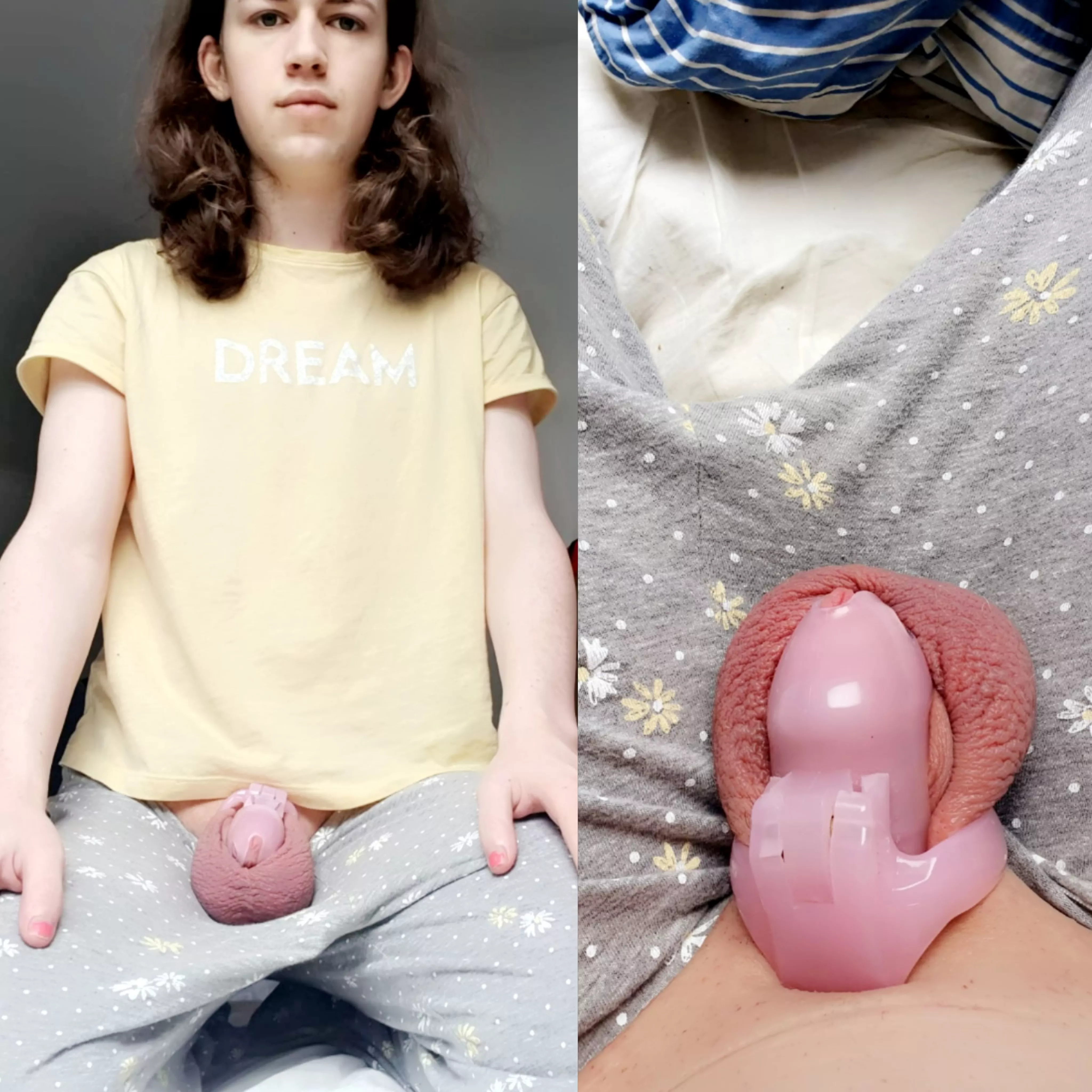 My enslaved Sissy Rachel's morning verification 😇