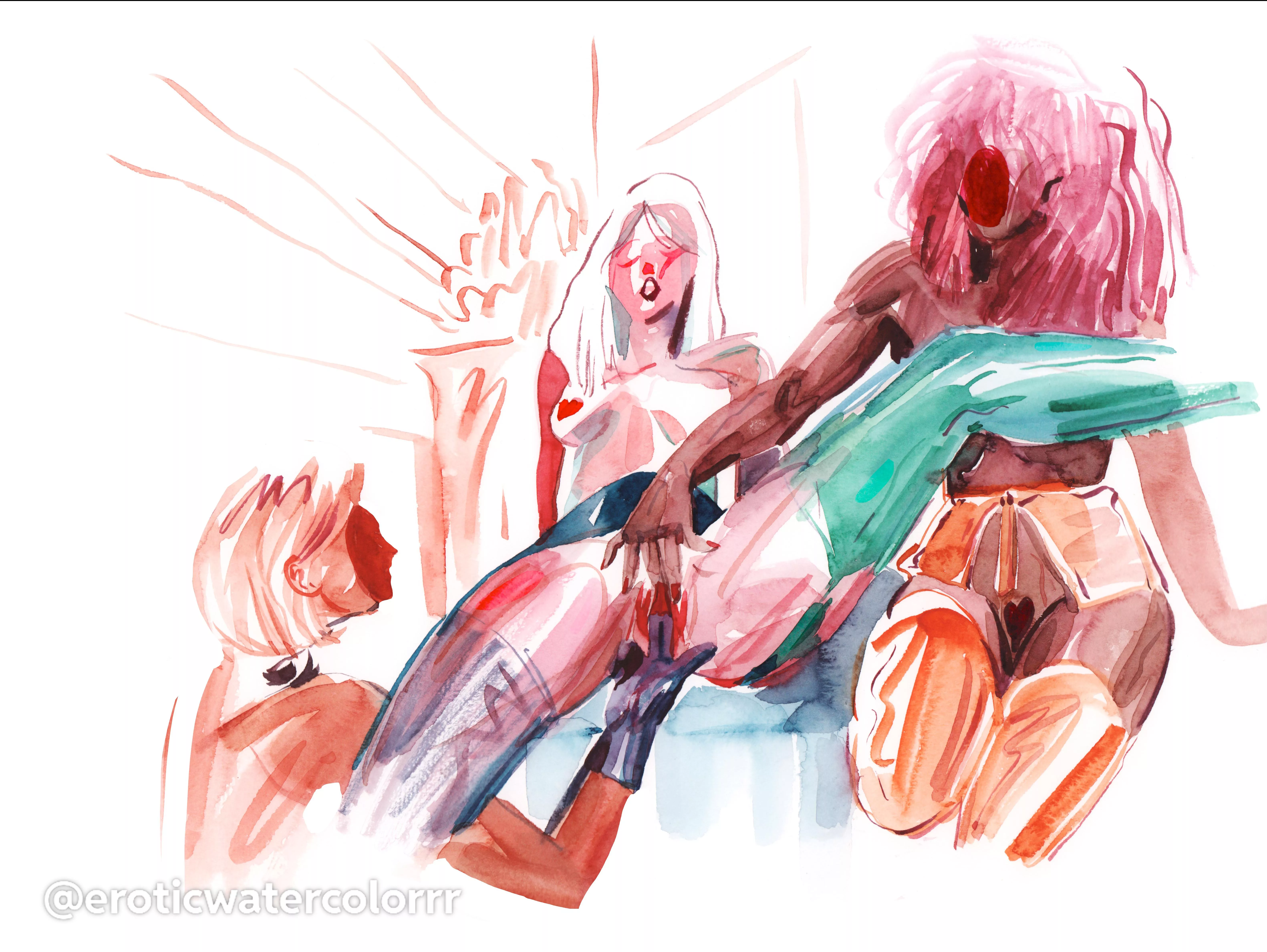 My femdom art 💖👯‍♀️ opened for commissions