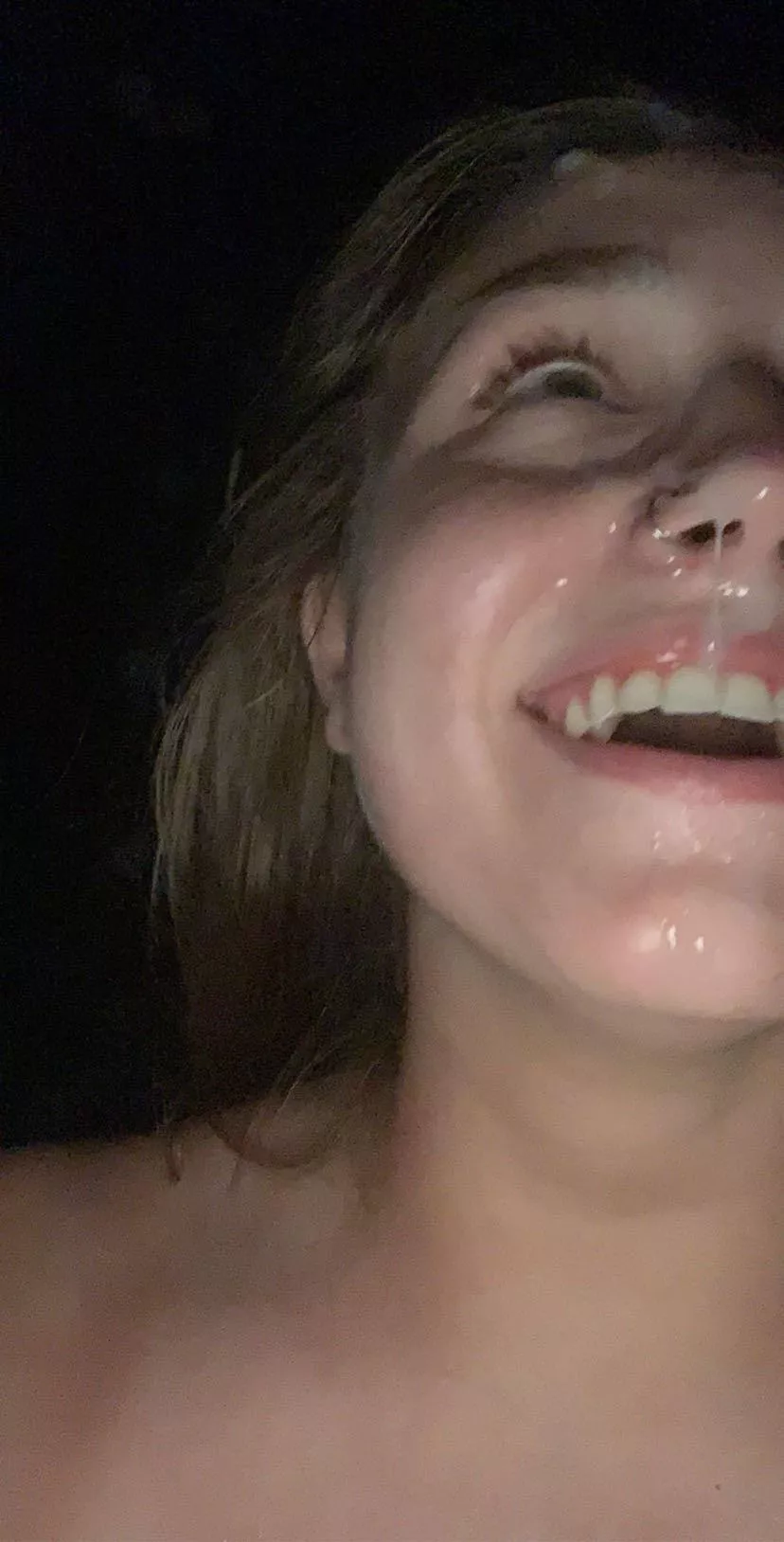 My first cumshot can you tell I loved it😋