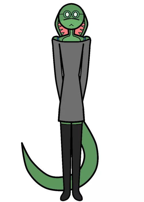 My friend payed me 10 euros to make him a scalesona? (idk if thats the name fir scales) he chose everything i just drawed it, he does Not hás reddit yet