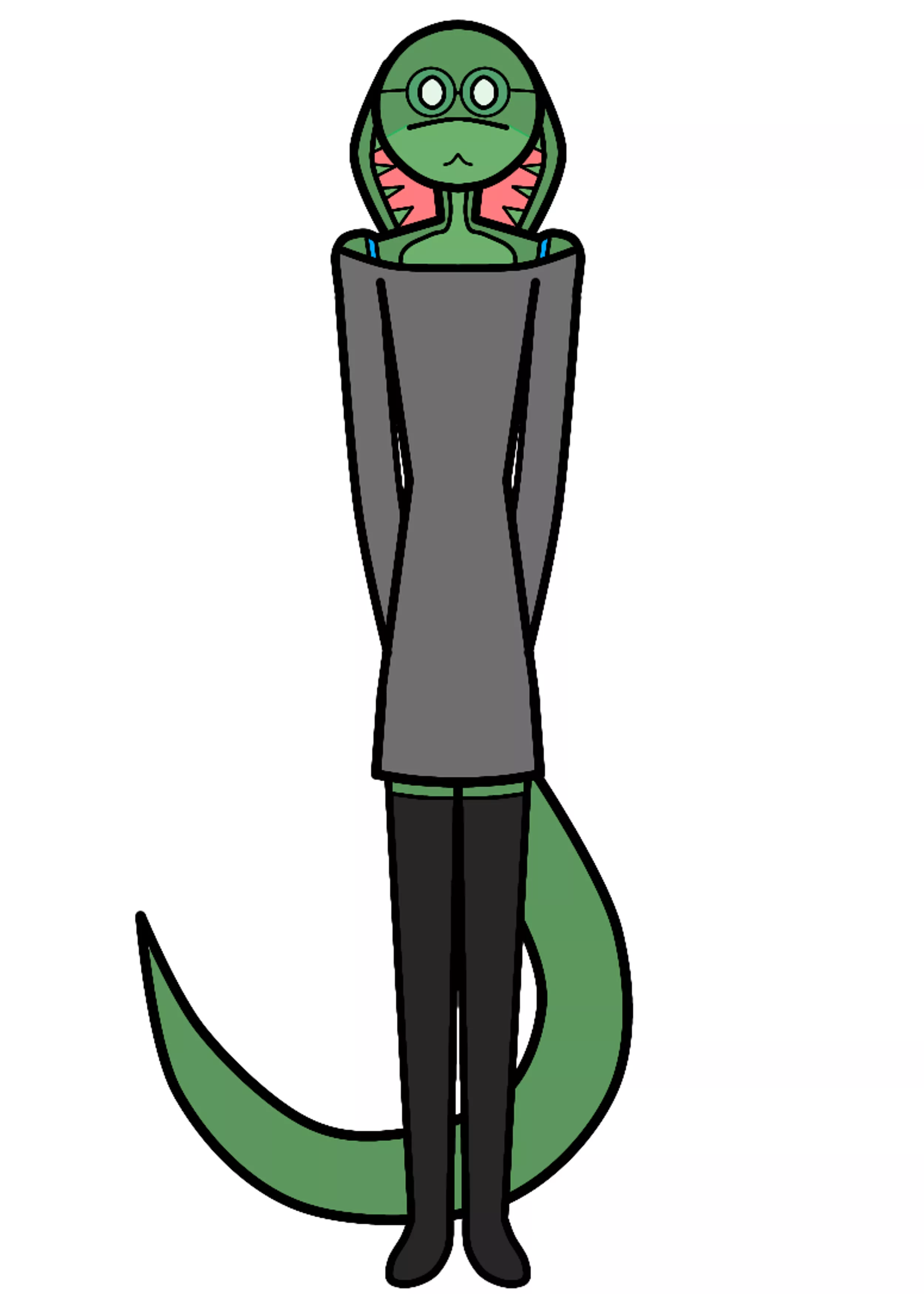 My friend payed me 10 euros to make him a scalesona? (idk if thats the name fir scales) he chose everything i just drawed it, he does Not hás reddit yet