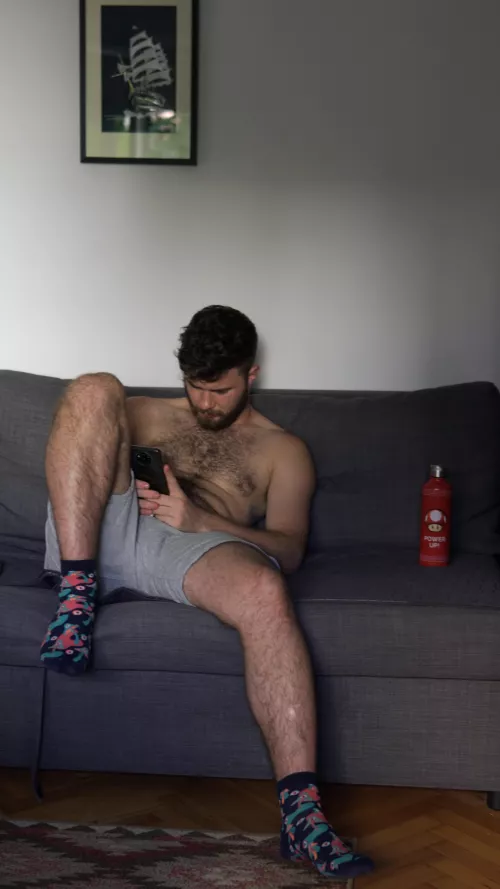 my friend trying out my camera