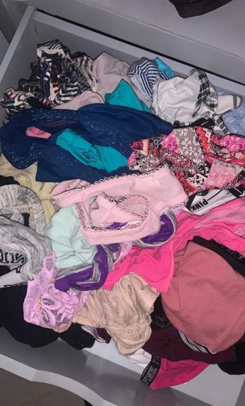 My friends drawer, she told me to post hers when I told her about my other posts