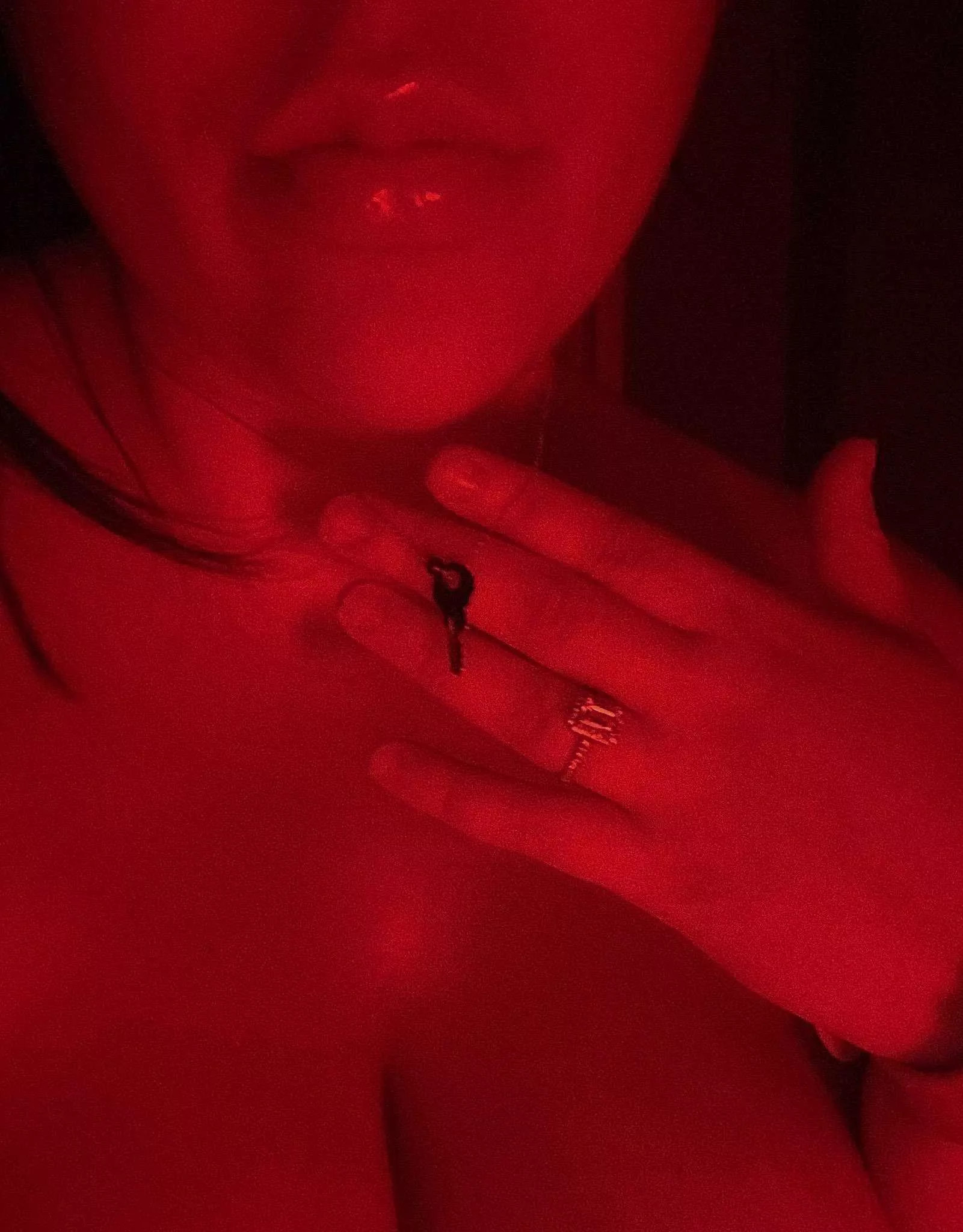 My girlfriend loves teasing me with the key to my cage