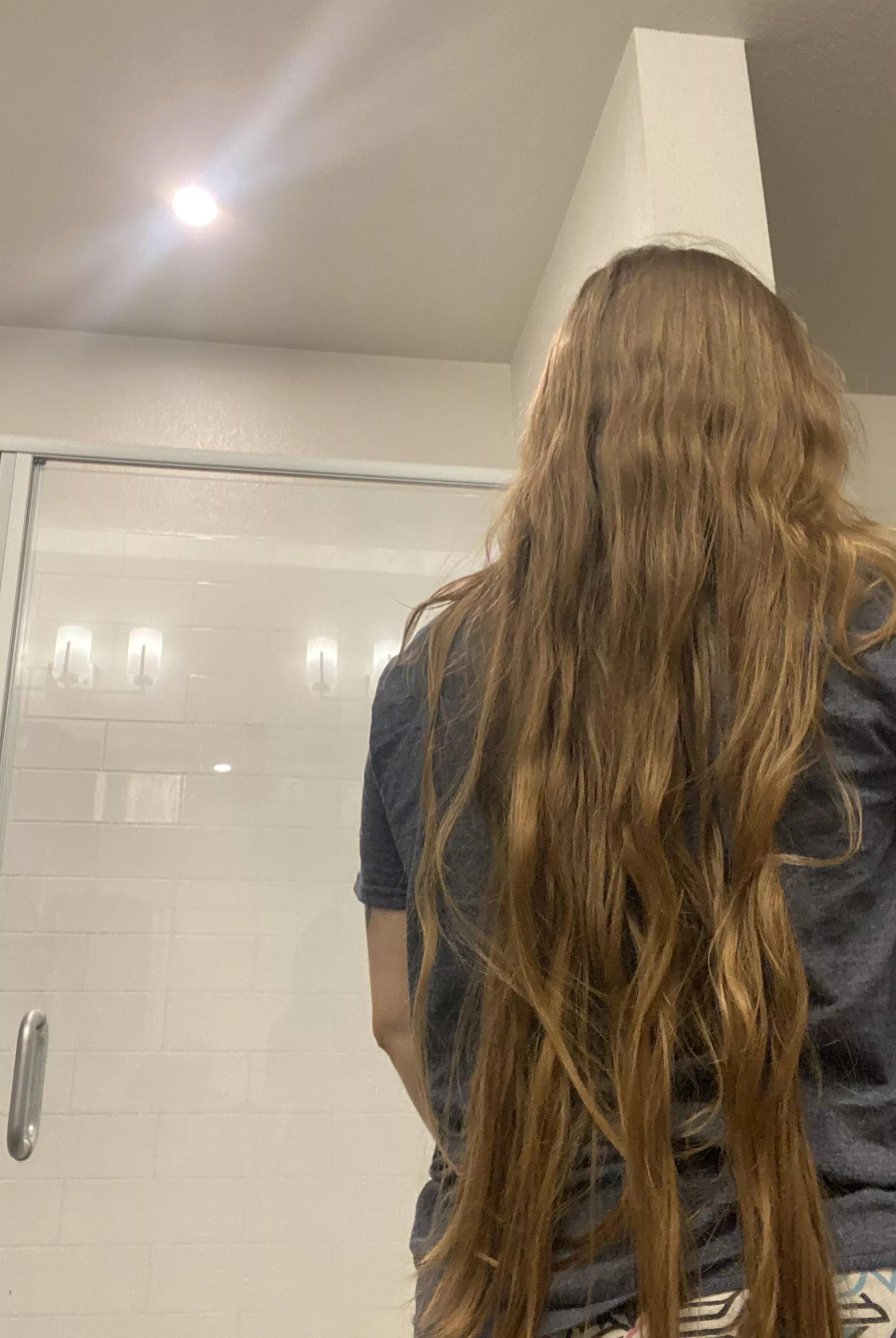 🌸My hair right out of being clipped up all day🌸 [oc] [altgirl]