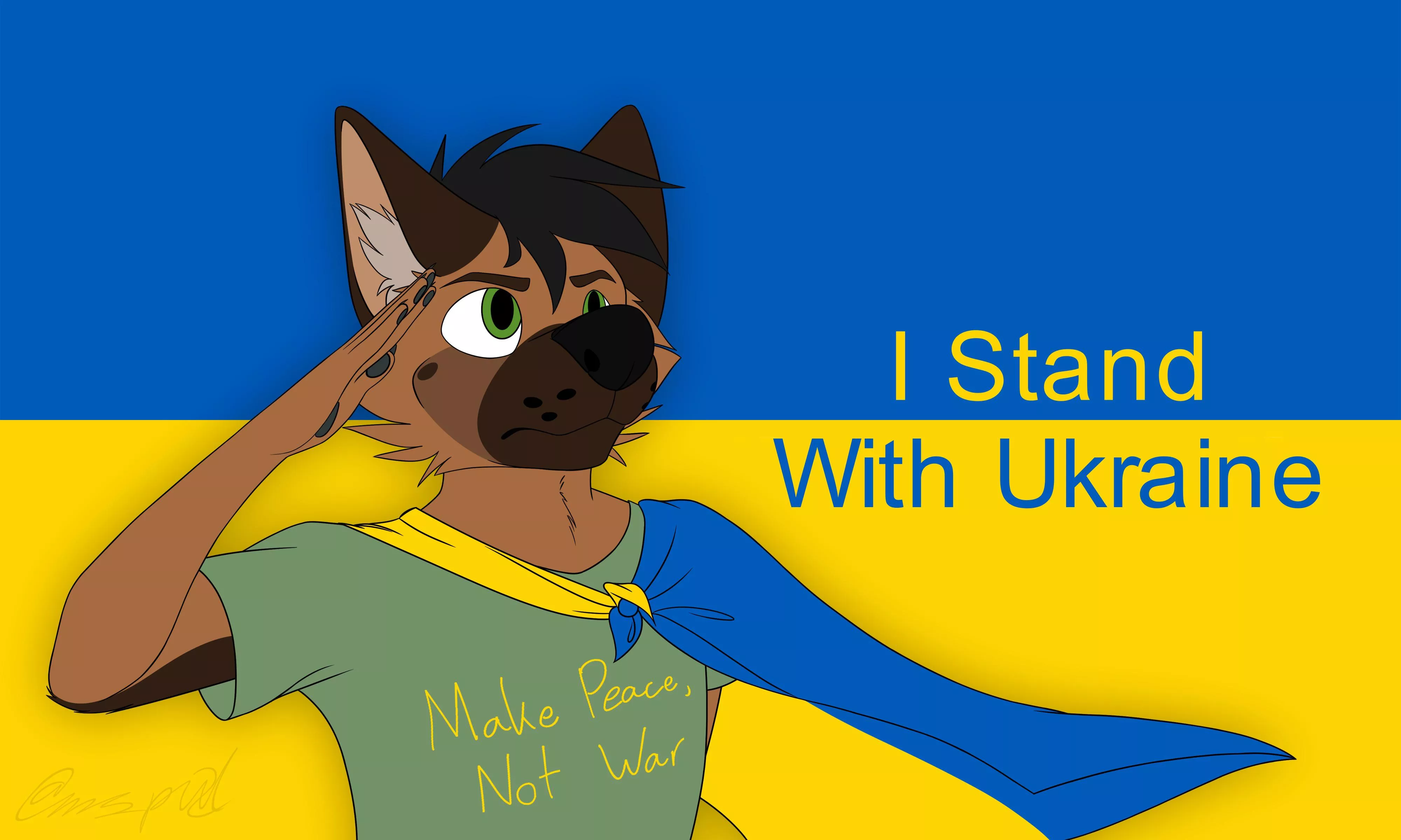My heart goes out to Ukraine (art by me @ms_pixl on twit)