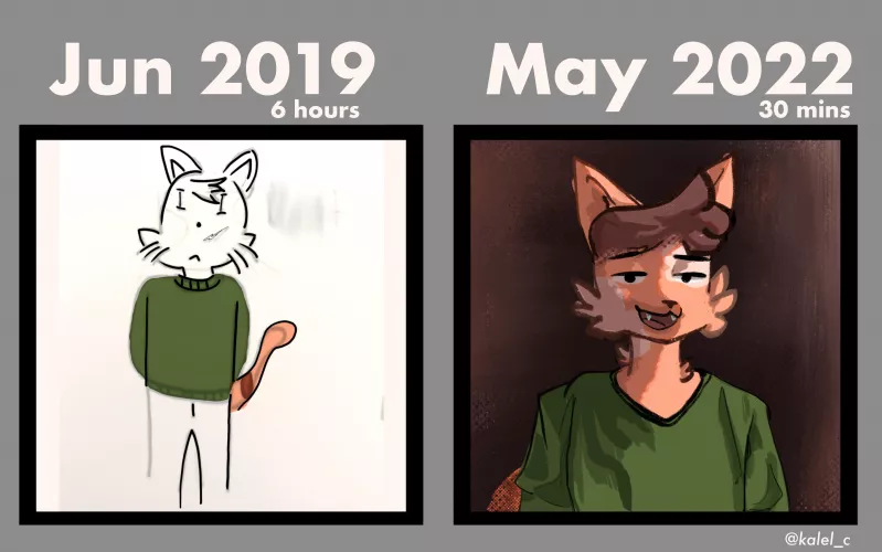 my improvement so far…