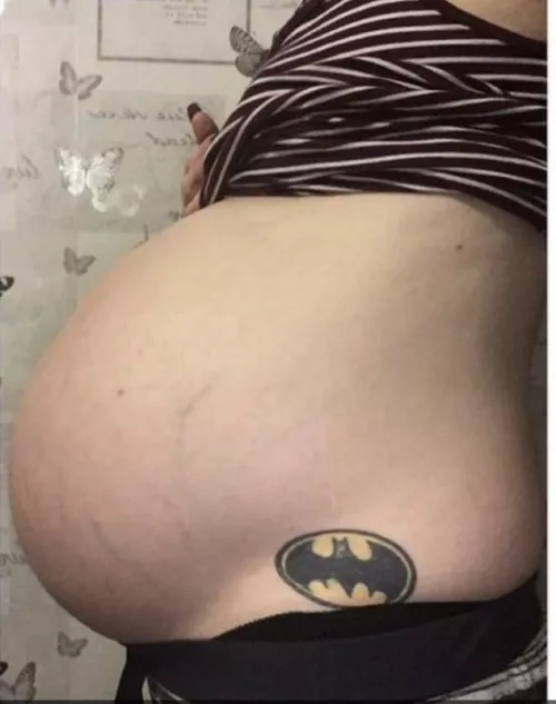 My last pregnancy. I hope I get this big again 😍