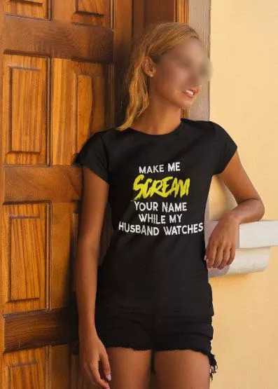 My little sister asked to borrow a shirt this is the one she borrowed. I guess hubby’s secret is out now…