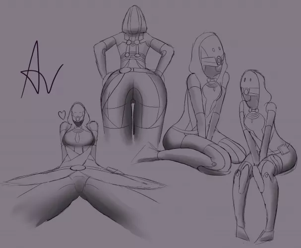 My little sketches with Tali №2
