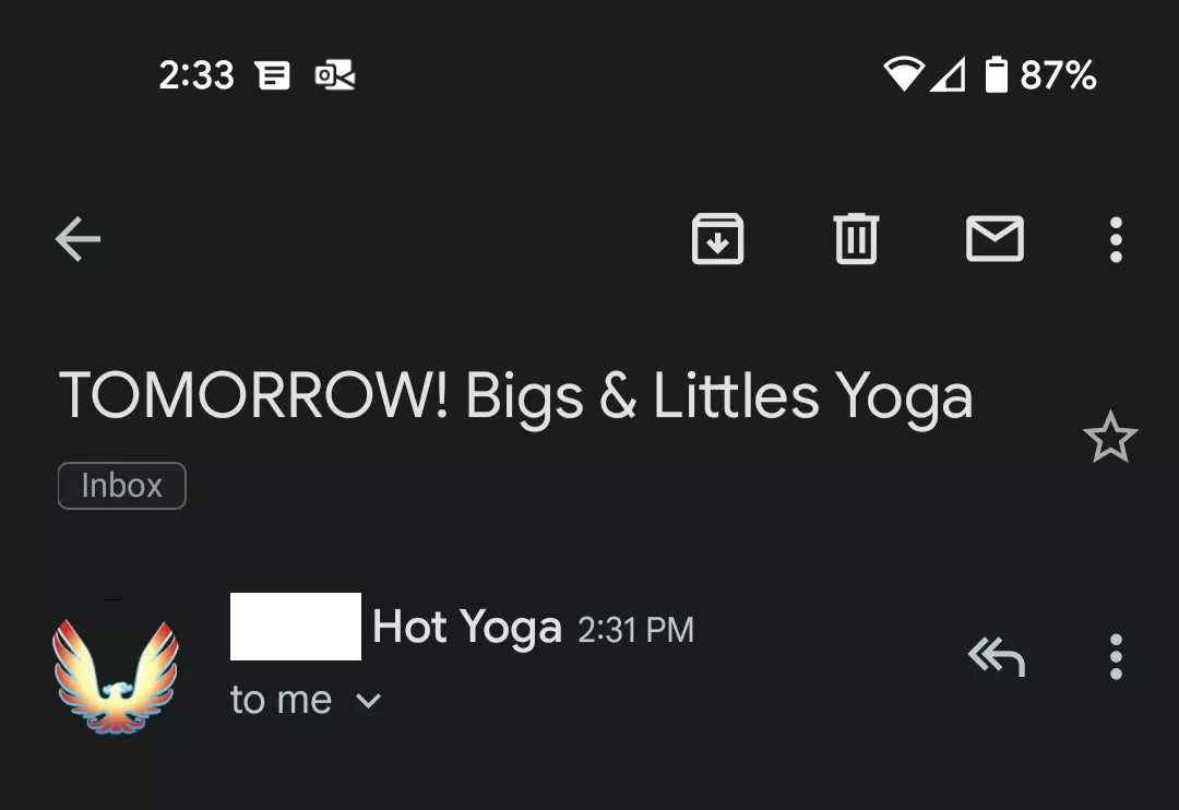 My local yoga studio is toying with my emotions
