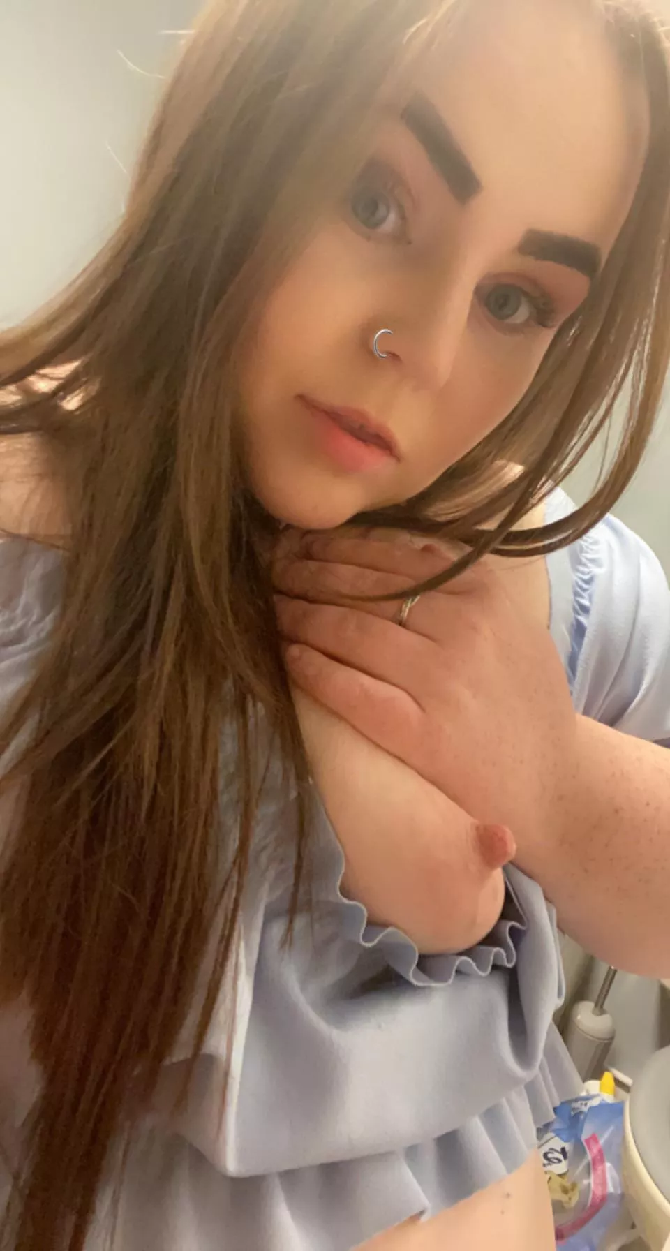 My nipples are my favourite thing, so big and pointy 😋