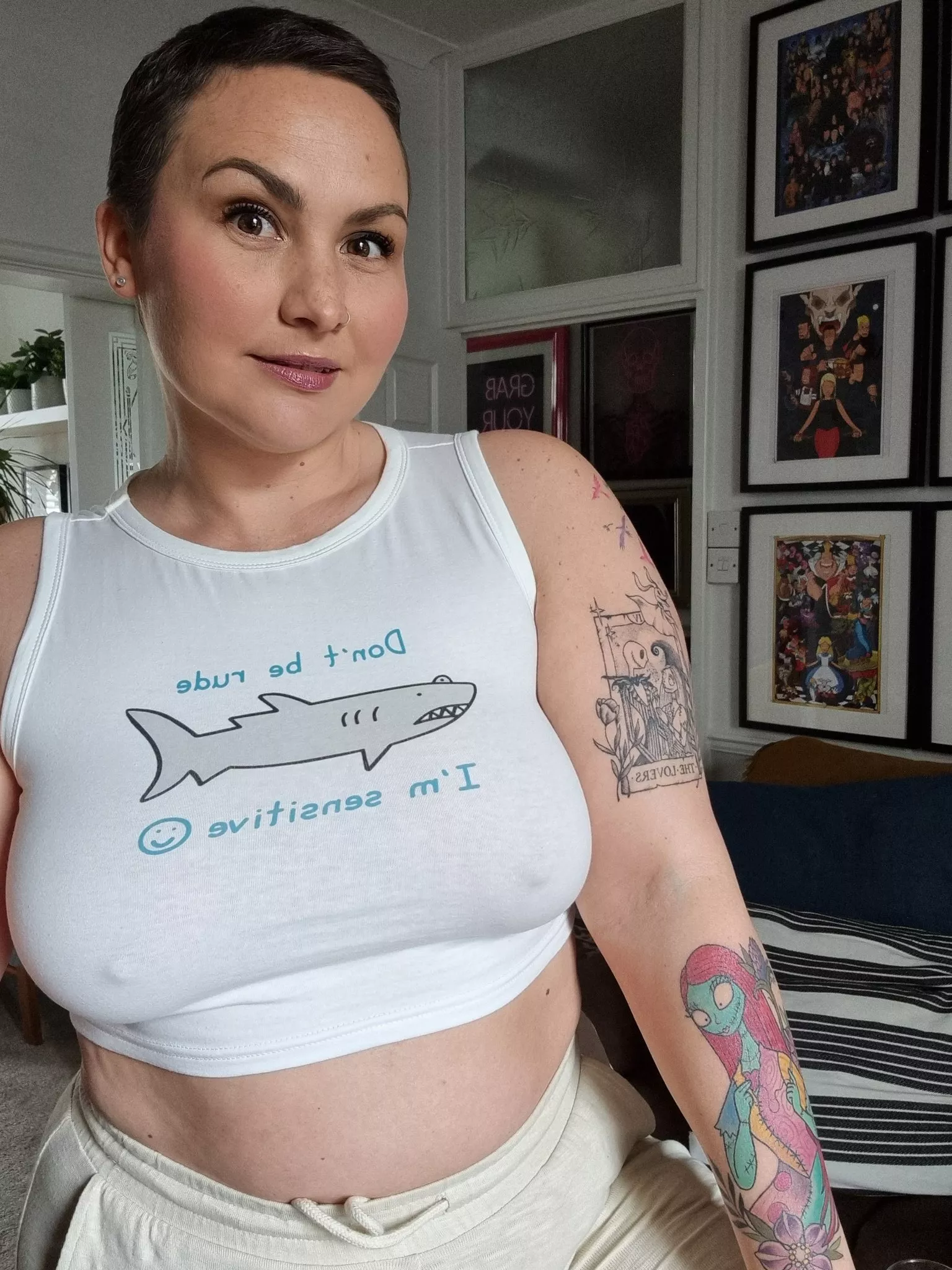 My nipples are visible