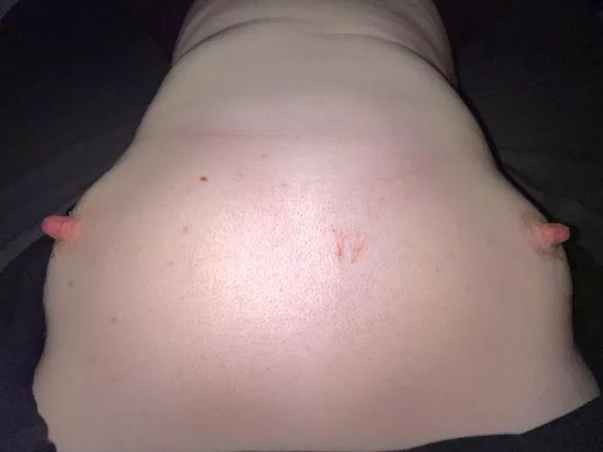 My nips in the evening after a night of pumping (i stretched them with my hands a little bit for the photo) what you guys think?