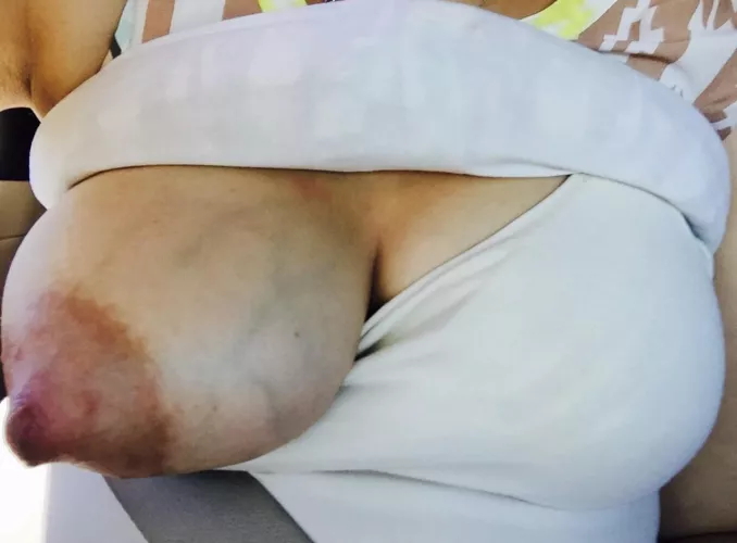 My preggo tits ready to burst…[34F]