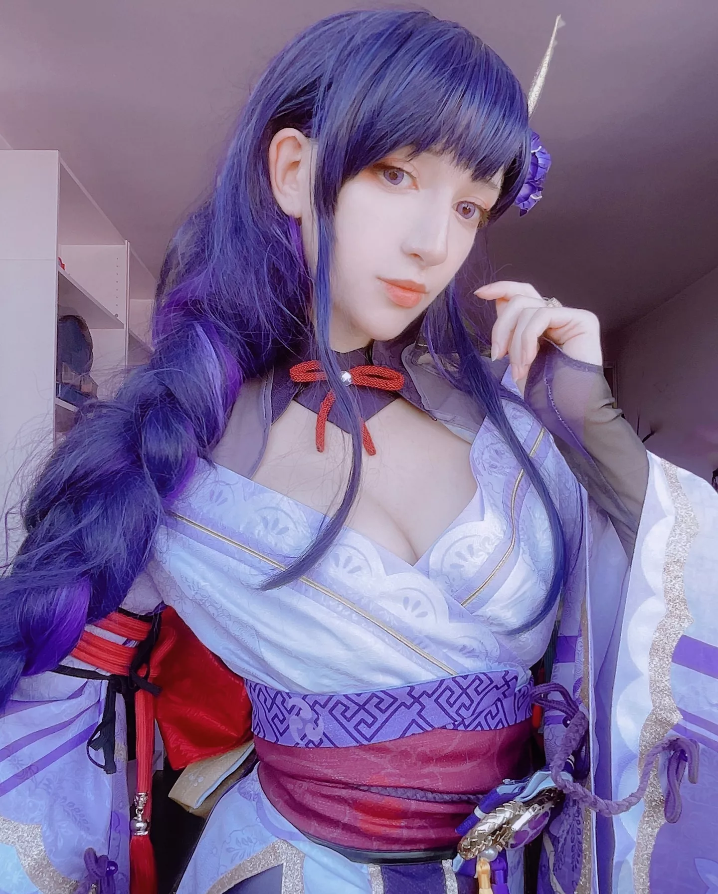 My Raiden Shogun cosplay from Genshin Impact 💜 Wish you all a great weekend!