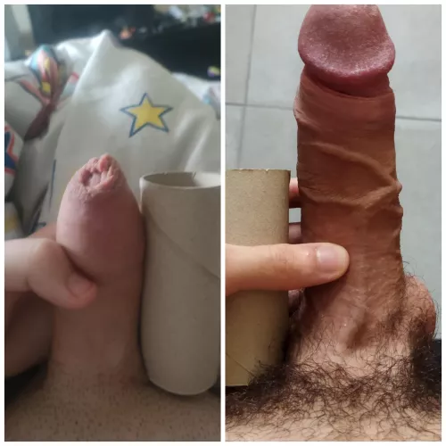 My tiny little shrimp lost to u/monkeymonkeychilds huge cock