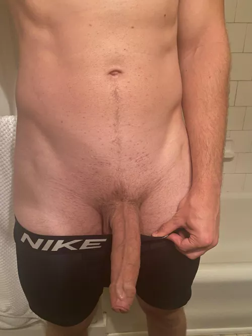 My uncut cock