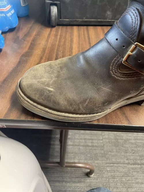 My Wesco engineer boots have a annoying indent on the toe and it rubs the top of my toes. Does anyone know how to fix this?