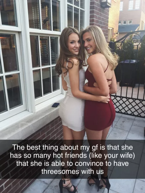 My wife always wanted a threesome. I just assumed that she wanted to do one with me