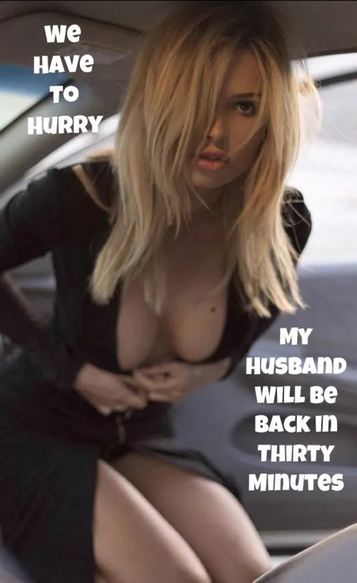 My wife and our neighbor went to the mall with me today. They waited in the car…