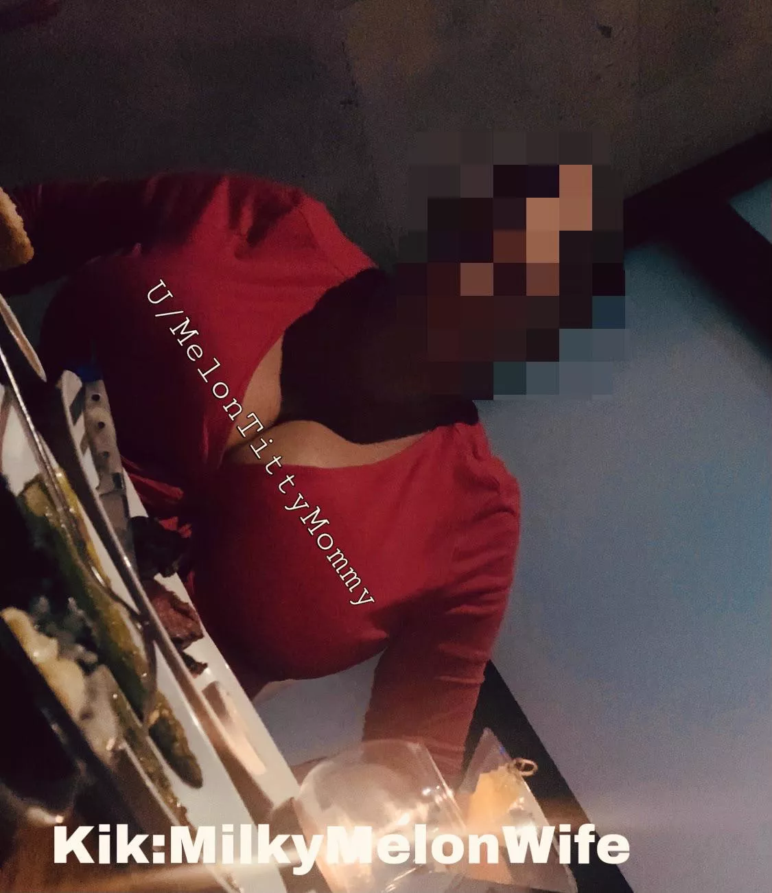 My wife. What do you think of her milkers ? Should we share more?