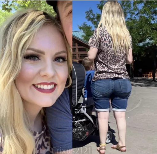 My wife’s beautiful face and her thick white mom booty. She’s 28 and a mom of 3. She’s also only 5’3. I have been her sexless cuck for 3 years now.