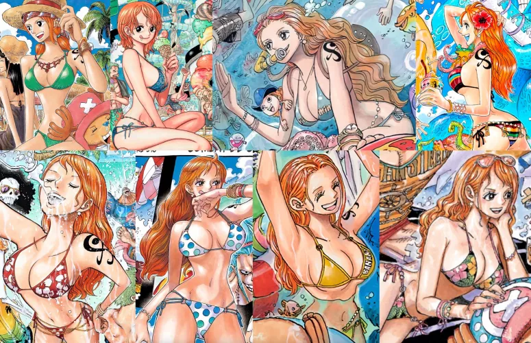Nami in swimsuits