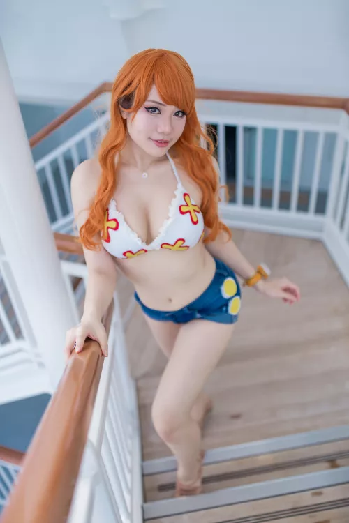 Nami, One Piece, Cosplay by katykatcupcake [self]