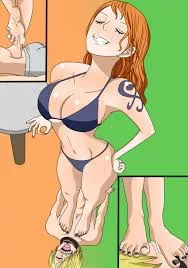Nami uses sanji as her slave again 😌